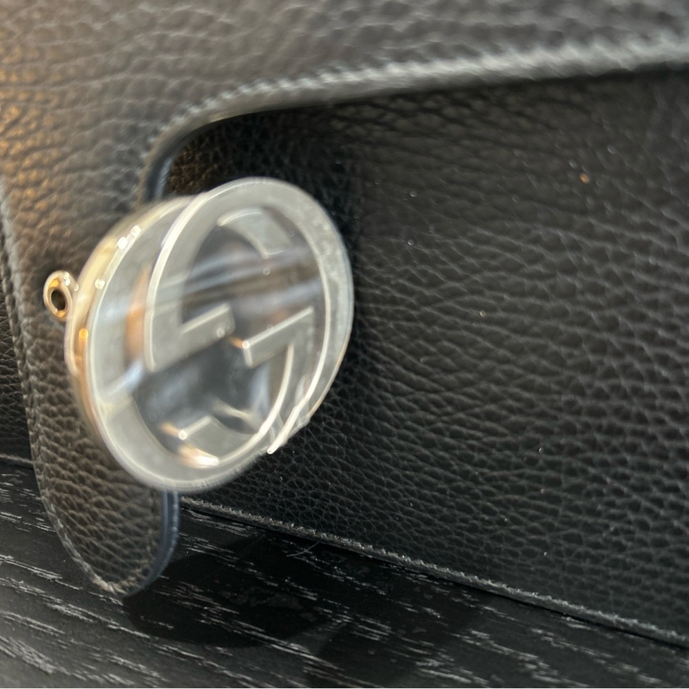 Authentic Gucci Interlocking Black Crossbody Bag … - image 3